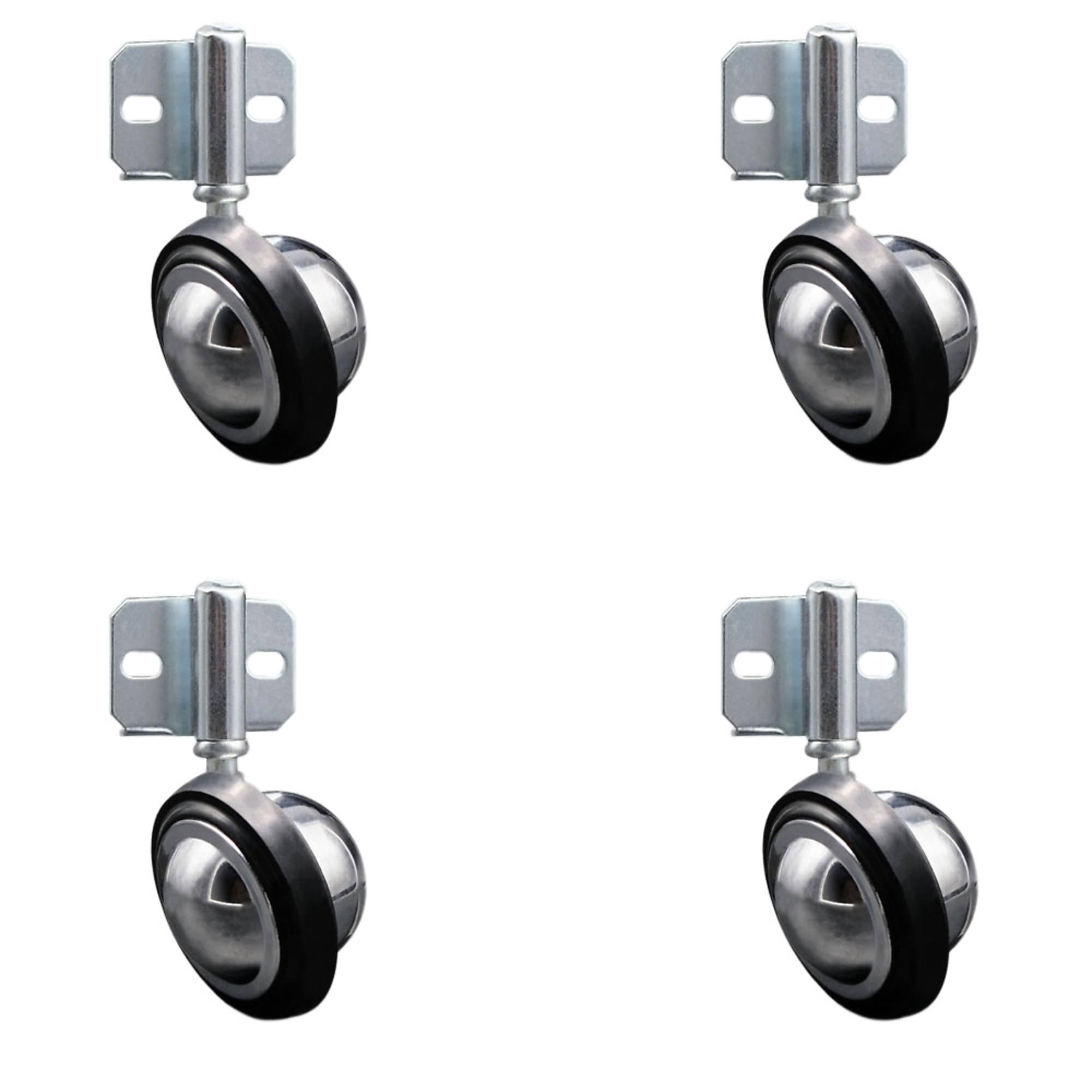 Service Caster, 3in. Stem Casters, Wheel Diameter 3 in, Caster Type Swivel, Package (qty.) 4, Model# SCC-GR01S30-DCR-BC-71678-4-CB180-4